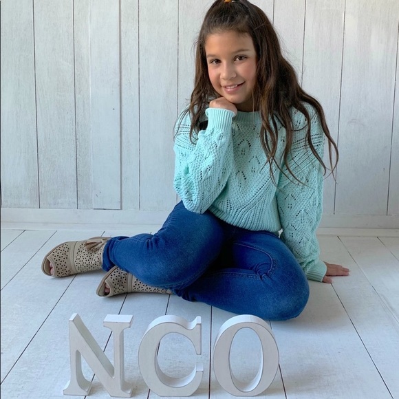 NCO Girls Pull on Blue Jeggings - Picture 5 of 11